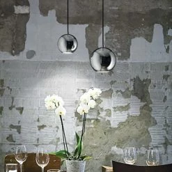 Keria Suspensions Suspension En Métal Argente -Éclairage Soldes 2024 suspension en metal argente 4