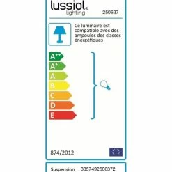 Lussiol Lighting Suspensions Suspension En Métal Blanc D. 60 Cm -Éclairage Soldes 2024 suspension en metal blanc d 60 cm 4