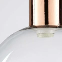 Maisons Du Monde Suspensions Suspension En Métal Cuivré Et Verre D30 -Éclairage Soldes 2024 suspension en metal cuivre et verre d30 1000 14 10 165322 2