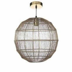 Mica Decorations Suspensions Suspension En Métal Doré