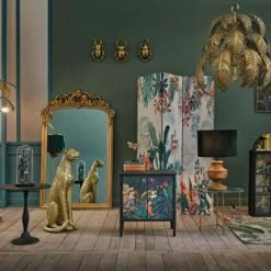 Maisons Du Monde Suspensions Suspension En Métal Doré Découpé Feuilles De Palmier -Éclairage Soldes 2024 suspension en metal dore decoupe feuilles de palmier 1000 11 5 222881 3