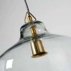 Maisons Du Monde Suspensions Suspension En Métal Doré Et Verre D32 -Éclairage Soldes 2024 suspension en metal dore et verre d32 1000 2 33 182565 5