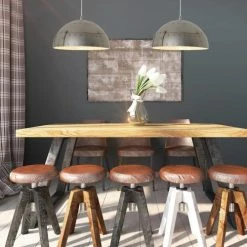 Lussiol Lighting Suspensions Suspension En Métal Gris D. 30 Cm -Éclairage Soldes 2024 suspension en metal gris d 30 cm 2