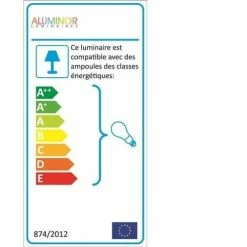 Aluminor Suspensions Suspension En Métal Jaune -Éclairage Soldes 2024 suspension en metal jaune 3