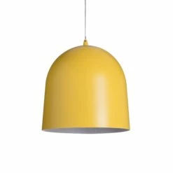 Lussiol Lighting Suspensions Suspension En Métal Jaune D. 30 Cm