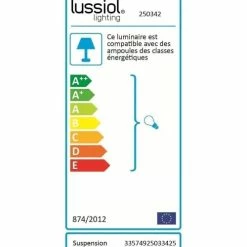 Lussiol Lighting Suspensions Suspension En Métal Noir D. 25 Cm -Éclairage Soldes 2024 suspension en metal noir d 25 cm 2