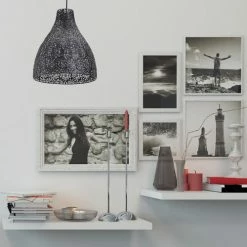 Lussiol Lighting Suspensions Suspension En Métal Noir D. 28 Cm -Éclairage Soldes 2024 suspension en metal noir d 28 cm 2