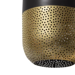 Woood Suspensions Suspension En Métal Noir Et Doré 36cm -Éclairage Soldes 2024 suspension en metal noir et dore 36cm 3