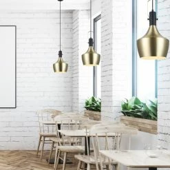 Lussiol Lighting Suspensions Suspension En Métal Or D. 25 Cm -Éclairage Soldes 2024 suspension en metal or d 25 cm 2