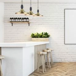 Lussiol Lighting Suspensions Suspension En Métal Or D. 36 Cm -Éclairage Soldes 2024 suspension en metal or d 36 cm 6