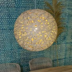 Now’s Home Suspensions Suspension En Papier Recyclé D50 -Éclairage Soldes 2024 suspension en papier recycle d50 3