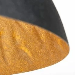 QAZQA Suspensions Suspension En Plastique Noir -Éclairage Soldes 2024 suspension en plastique noir 11