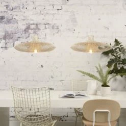 Good & Mojo Suspensions Suspension En Rotin D70cm -Éclairage Soldes 2024 suspension en rotin d70cm 2