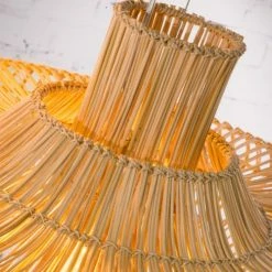 Good & Mojo Suspensions Suspension En Rotin D70cm -Éclairage Soldes 2024 suspension en rotin d70cm 4