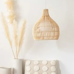 Maisons Du Monde Suspensions Suspension En Rotin Et Métal D35 -Éclairage Soldes 2024 suspension en rotin et metal d35 1000 6 16 223794 4