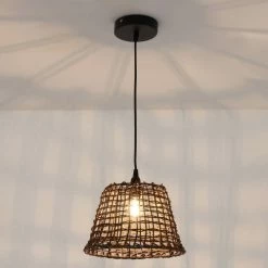 Lussiol Lighting Suspensions Suspension En Rotin Marron D. 29 Cm -Éclairage Soldes 2024 suspension en rotin marron d 29 cm 3