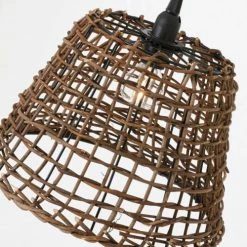 Lussiol Lighting Suspensions Suspension En Rotin Marron D. 29 Cm -Éclairage Soldes 2024 suspension en rotin marron d 29 cm 4