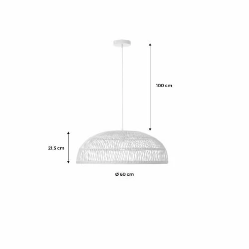 Alice's Garden Suspensions Suspension En Rotin Naturel D60cm Panama 5 Alice's Garden Suspensions Suspension En Rotin Naturel D60cm Panama – Image 3