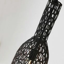 Lussiol Lighting Suspensions Suspension En Rotin Noir D. 19 Cm -Éclairage Soldes 2024 suspension en rotin noir d 19 cm 5