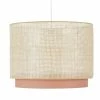 Maisons Du Monde Suspensions Suspension En Rotin Tressé Beige Et Coton Terracotta -Éclairage Soldes 2024 suspension en rotin tresse beige et coton terracotta 1000 0 16 223958 1
