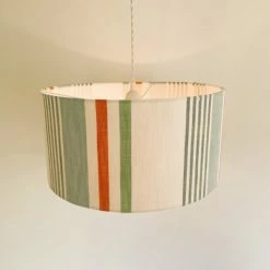 Belamp Suspensions Suspension En Tissu Foutas Blanc Bleu - Diamètre 40 Cm -Éclairage Soldes 2024 suspension en tissu foutas blanc bleu diametre 40 cm 2