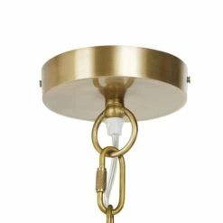 Maisons Du Monde Suspensions Suspension En Verre Ciselé Et Métal Doré Mat -Éclairage Soldes 2024 suspension en verre cisele et metal dore mat 1000 12 4 210744 3