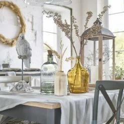 Maisons Du Monde Suspensions Suspension En Verre Ciselé Transparent Et Manguier -Éclairage Soldes 2024 suspension en verre cisele transparent et manguier 1000 12 22 210557 3