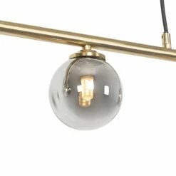 QAZQA Suspensions Suspension En Verre Doré/laiton -Éclairage Soldes 2024 suspension en verre dore laiton 13