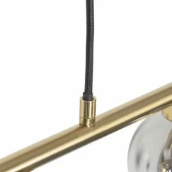 QAZQA Suspensions Suspension En Verre Doré/laiton -Éclairage Soldes 2024 suspension en verre dore laiton 15