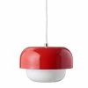 Dyberg Larsen Suspensions Suspension En Verre Et Métal Rouge Clair, H 15 Cm D 23 Cm -Éclairage Soldes 2024 suspension en verre et metal rouge clair h 15 cm d 23 cm
