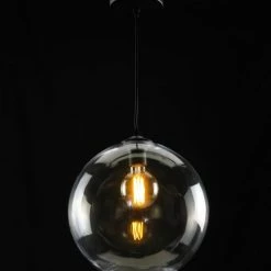 Lussiol Lighting Suspensions Suspension En Verre Transparent D. 38 Cm -Éclairage Soldes 2024 suspension en verre transparent d 38 cm 4