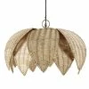 Maisons Du Monde Suspensions Suspension Fleur En Fibre Végétale Tressée -Éclairage Soldes 2024 suspension fleur en fibre vegetale tressee 1000 5 32 202900 1