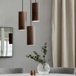 Markslöjd Suspensions Suspension/Lustre Câble Textile - Douilles Métal Marron -Éclairage Soldes 2024 suspension lustre cable textile douilles metal marron 2