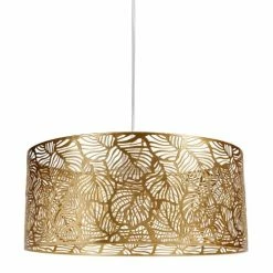 Jardideco Suspensions Suspension Métal Ajouré Doré D35cm