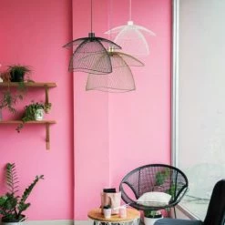 Forestier Suspensions Suspension Métal Filaire Beige D56cm 7 Forestier Suspensions Suspension Métal Filaire Beige D56cm -Éclairage Soldes 2024 suspension metal filaire beige d56cm 1