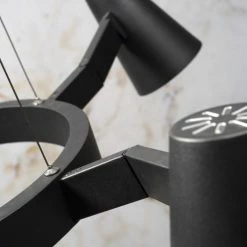 It's About Romi Lustres Suspension Noire 5 Lampes -Éclairage Soldes 2024 suspension noire 5 lampes 3