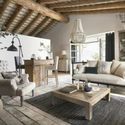 Maisons Du Monde Suspensions Suspension Perles En Sapin Blanc Et Métal Effet Vieilli -Éclairage Soldes 2024 suspension perles en sapin blanc et metal effet vieilli 1000 10 2 200287 6