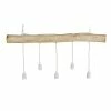 Maisons Du Monde Suspensions Suspension Rampe 5 Douilles En Peuplier Et Métal Blanc -Éclairage Soldes 2024 suspension rampe 5 douilles en peuplier et metal blanc 1000 0 4 202708 1
