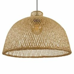 Rendez Vous Déco Suspensions Suspension Ronde 50cm En Bambou