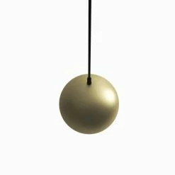 Potiron Paris Suspensions Suspension Ronde En Métal Doré -Éclairage Soldes 2024 suspension ronde en metal dore 3