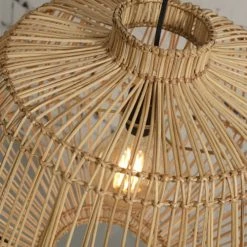 Good & Mojo Suspensions Suspension Rotin Naturel D60cm -Éclairage Soldes 2024 suspension rotin naturel d60cm 3