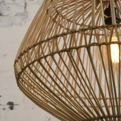 Good & Mojo Suspensions Suspension Rotin Naturel D60cm -Éclairage Soldes 2024 suspension rotin naturel d60cm 4