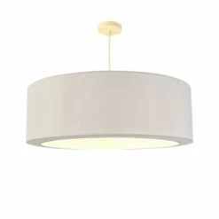 Abat-jours Suspensions Suspension Silvio Beige T 65 X H 25 -Éclairage Soldes 2024 suspension silvio gris clair t 65 x h 25