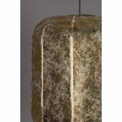 Dutchbone Suspensions Suspension Style Lanterne Japonaise D40cm Or -Éclairage Soldes 2024 suspension style lanterne japonaise d40cm or 3