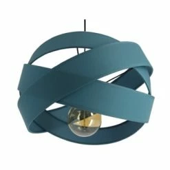 Metropolight Suspensions Suspension Textile Rose D38cm -Éclairage Soldes 2024 suspension textile bleu d38cm 1