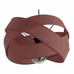 Metropolight Suspensions Suspension Textile Jaune D38cm -Éclairage Soldes 2024 suspension textile rose d38cm