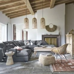 Maisons Du Monde Suspensions Suspension Triple En Bambou Et Métal Noir -Éclairage Soldes 2024 suspension triple en bambou et metal noir 1000 16 3 210374 4