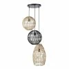 Maisons Du Monde Suspensions Suspension Triple En Rotin Tressé Beige Et Noir -Éclairage Soldes 2024 suspension triple en rotin tresse beige et noir 1000 10 38 210368 1