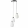 Maisons Du Monde Suspensions Suspension Triple En Verre Givré Et Métal Noir -Éclairage Soldes 2024 suspension triple en verre givre et metal noir 1000 9 14 201119 1